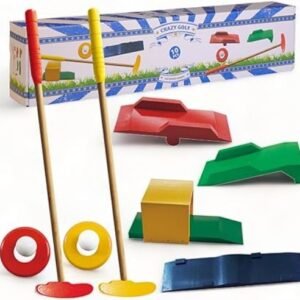 MINI GOLF EN SET DE 10 PIEZAS JUEGO DE PATIO