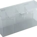 CAJA ORGANIZADORA DE 4 COMPARTIMENTOS STORAGE BOX FOURTRESS 320+ BLUE GAMEGENIC