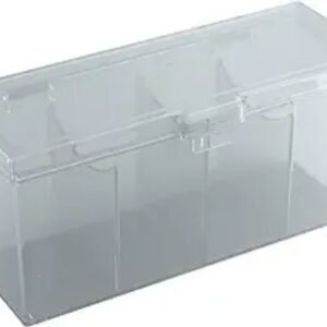 CAJA ORGANIZADORA DE 4 COMPARTIMENTOS STORAGE BOX FOURTRESS 320+ BLUE GAMEGENIC