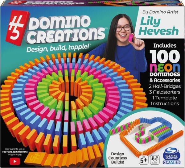 DOMINO CREATIONS NEON 100 PIEZAS Y ACCESORIOS