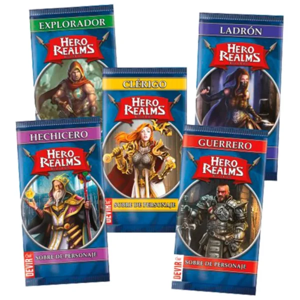HERO REALMS SOBRES DE PERSONAJES