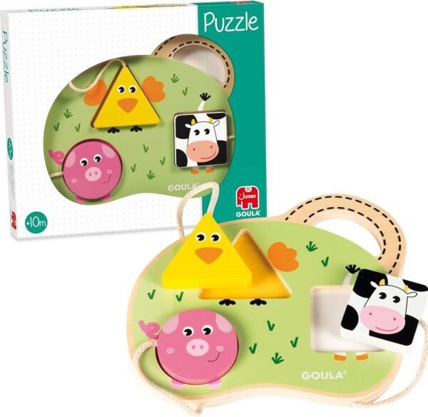 ROMPECABEZAS 3 ANIMALES GRANJA 53452 GOULA