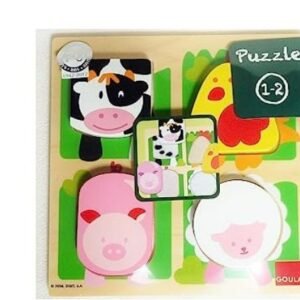 ROMPECABEZAS MADERA FARM FABRIC 4 PIEZAS GOULA