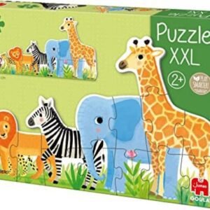 ROMPECABEZAS XXL JUNGLE SMALL TO LARGE 16 PIEZAS GOULA