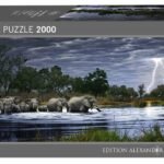 ROMPECABEZAS AVH HERD OF ELEPHANTS PANORAMICO 2000 PIEZAS
