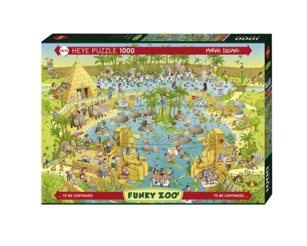 Rompecabezas Degano Zoo Nile Habitat 1000 Piezas