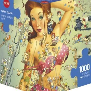 ROMPECABEZAS DEGANO INSTA-GIRL'S LIFE TRIANGULAR 1000 PIEZAS