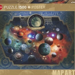 ROMPECABEZAS MAP ART SPACE WORLD 1500 PIEZAS