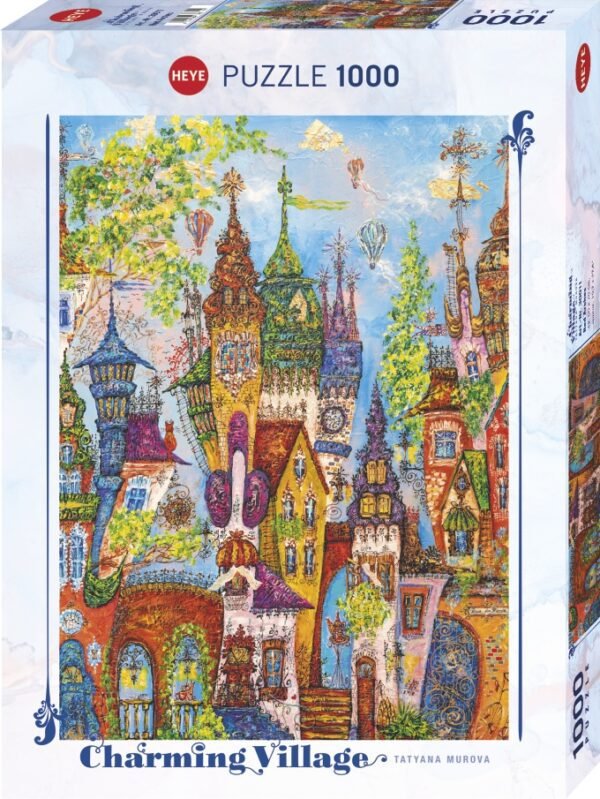 Rompecabezas Charming Village Red Arches 1000 Piezas