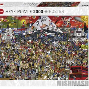 ROMPECABEZAS MISHMASH BRITISH MUSIC HISTORY 2000 PIEZAS.