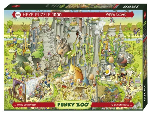 Rompecabezas Degano Zoo Jurassic Habitat 1000 Piezas