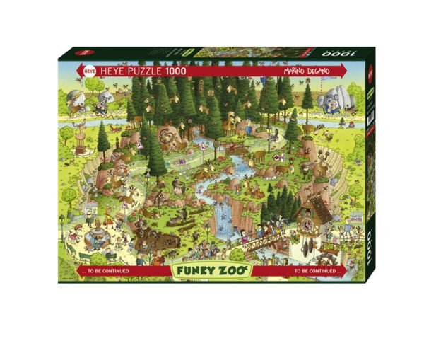 Rompecabezas Degano Zoo Black Forest 1000 Piezas