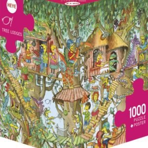 ROMPECABEZAS KORKY TREE LODGES TRIANGULAR 1000 PIEZAS