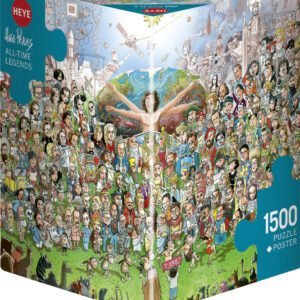 ROMPECABEZAS PRADES ALL-TIME LEGENDS TRIANGULAR 1500 PIEZAS