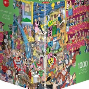 ROMPECABEZAS LYON BEST OF MUSICALS TRIANGULAR 1000 PIEZAS