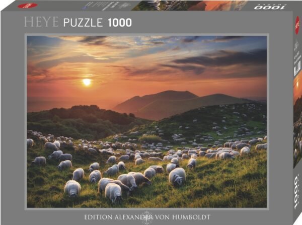 Rompecabezas Avh Sheep And Volcanoes 1000 Piezas