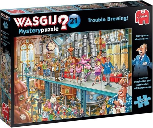 Rompecabezas Wasgij Mystery 21 Trouble Brewing! 1000 Piezas