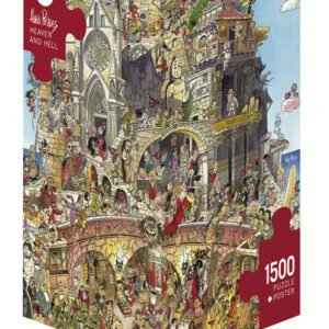 ROMPECABEZAS PRADES HEAVEN AND HELL TRIANGULAR 1500 PIEZAS