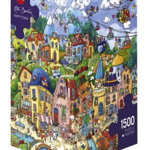 ROMPECABEZAS BERMAN HAPPYTOWN TRIANGULAR 1500 PIEZAS