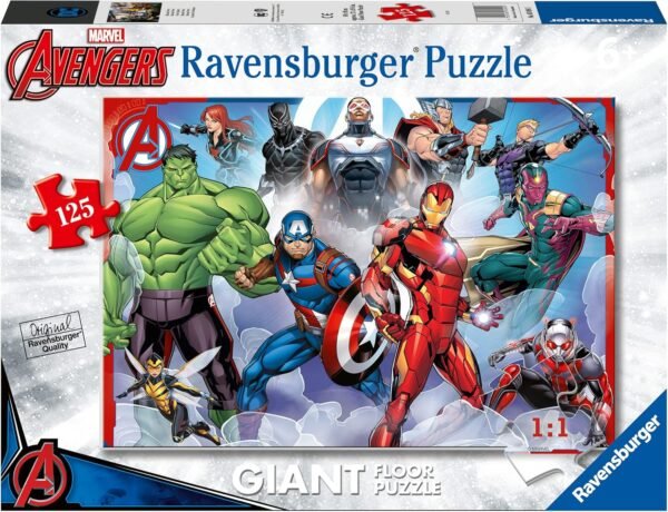 Rompecabezas Gigante De Piso - Avengers 125 Piezas