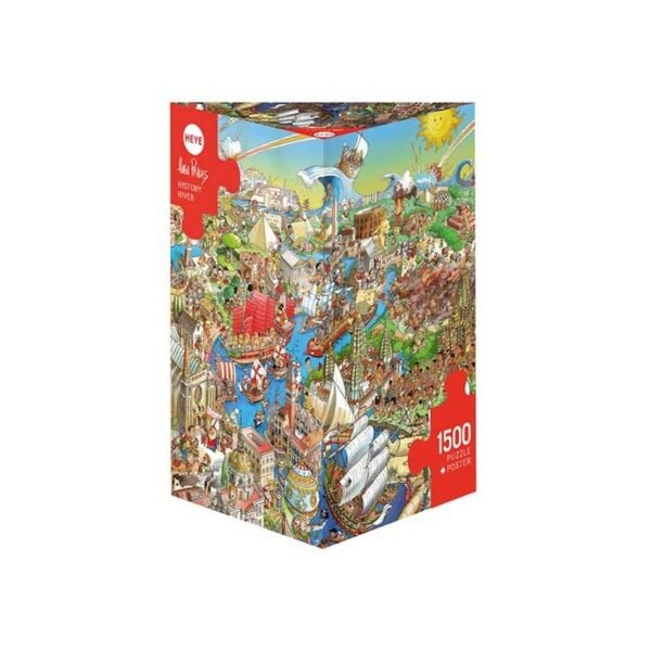 Rompecabezas Prades History River Triangular 1500 Piezas