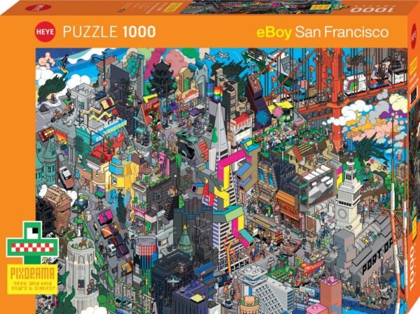 Rompecabezas Eboy San Francisco Quest 1000 Piezas