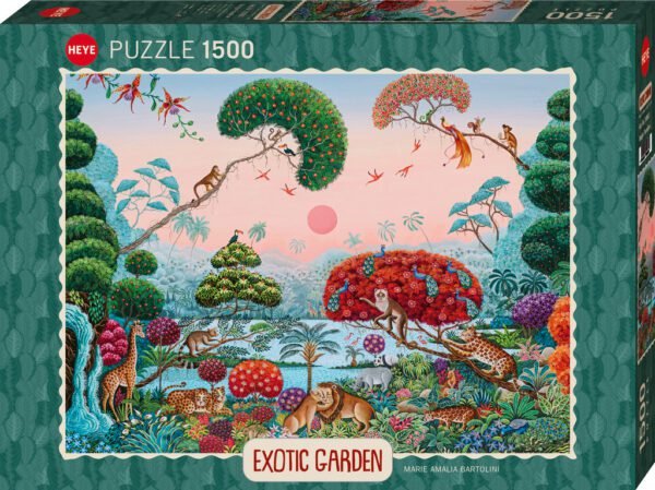 Rompecabezas Exotic Garden Jungle Paradise 1500 Piezas