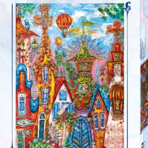 ROMPECABEZAS CHARMING VILLAGE BLUE GATE 500 PIEZAS