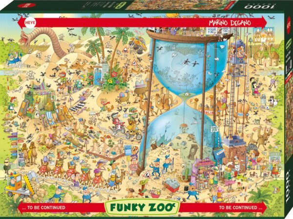 Rompecabezas Funky Zoo Desert Habitat 1000 Piezas