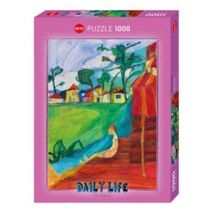ROMPECABEZAS DAILY LIFE BY THE RIVER 1000 PIEZAS
