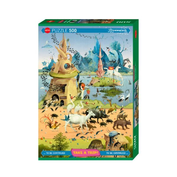 Rompecabezas Take A Trip! With Hieronymus Bosch 500 Piezas