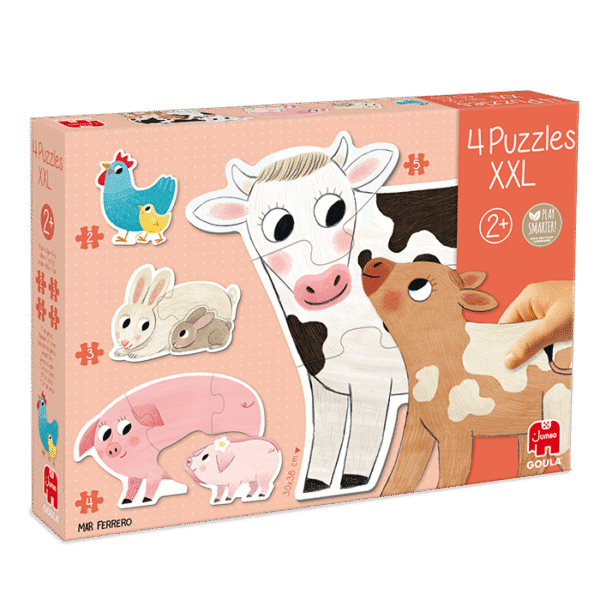 Rompecabezas Xxl 4 In 1 Mums & Babies 14 Piezas 53175 Goula