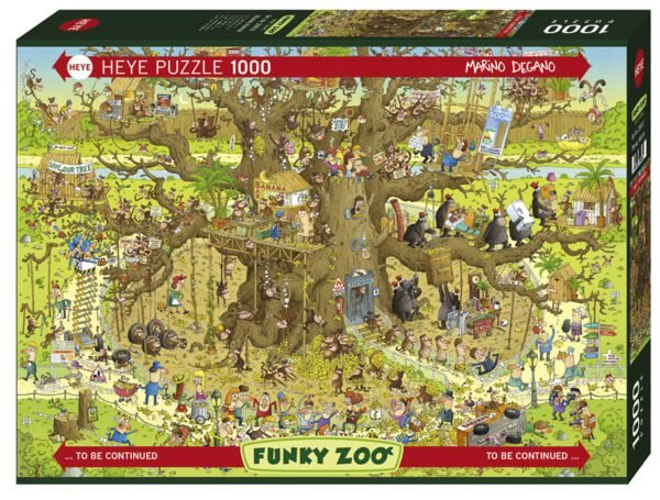 Rompecabezas Degano Zoo Monkey Habit 1000 Piezas