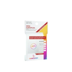 FUNDAS MINI EUROPEAN MATTE 46X71MM GAMEGENIC 50 SLEEVES